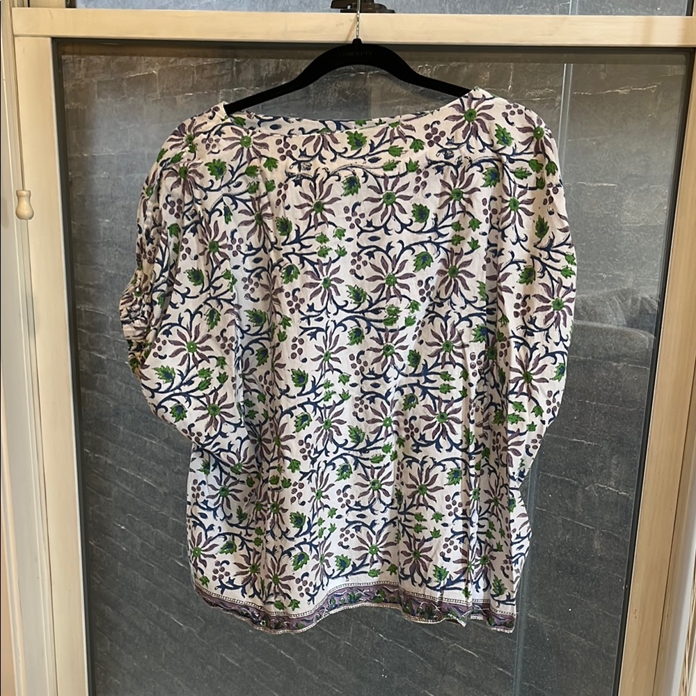 Black and White Dolman Sleeve Boxy Blouse
